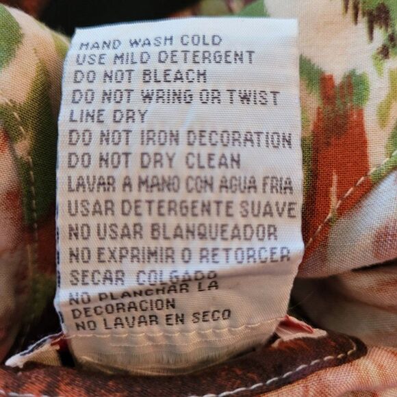 Vtg R&K Dress Boho Tribal Sleeveless Shift Tea Length Warm Neutrals Beaded Sz 8 - Picture 12 of 13